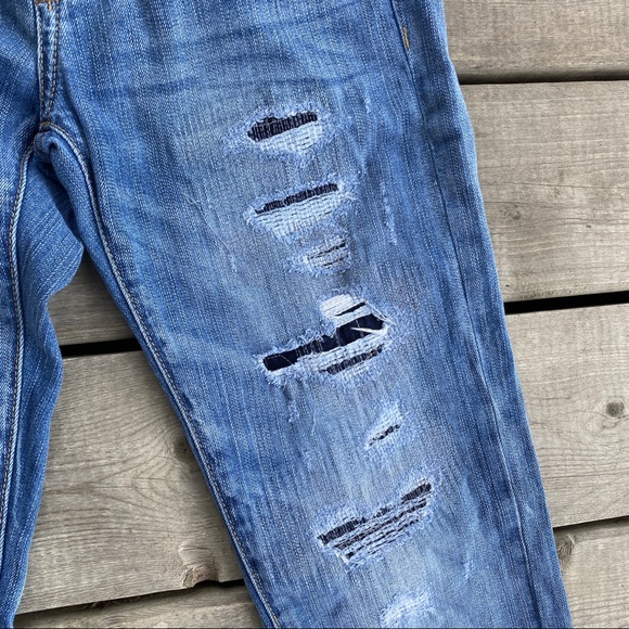 American Eagle Distressed/Patched Up Jeans - Picture 3 of 7